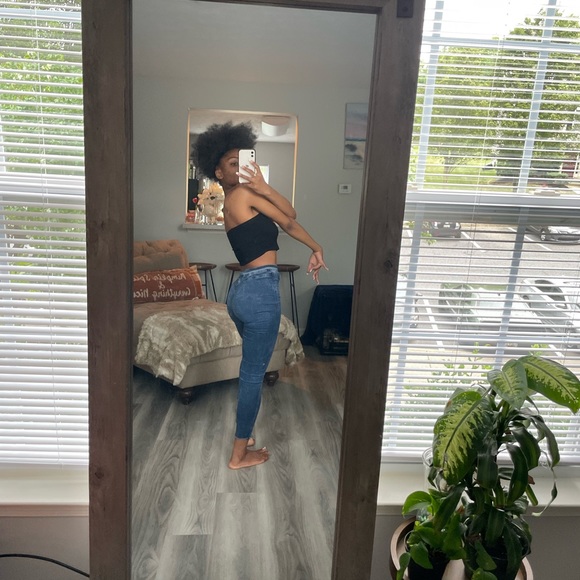 Black Halter Crop Top - Picture 11 of 11